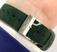 Thumbnail von Breitling Chronomat Serviced (560e) Chronomat Vintage Chronograph Green Grün 81950 81950