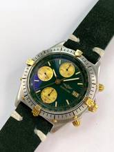 Thumbnail von Breitling Chronomat Serviced (560e) Chronomat Vintage Chronograph Green Grün 81950 81950