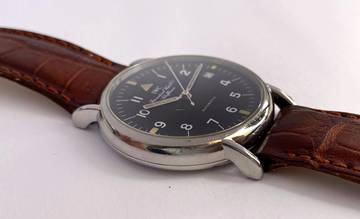Thumbnail von IWC Portofino Automatic Serviced (400e) Portofino Military Automatic Black Military Dial ref 3513 3513