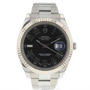  Rolex Datejust II Grey Roman Dial 