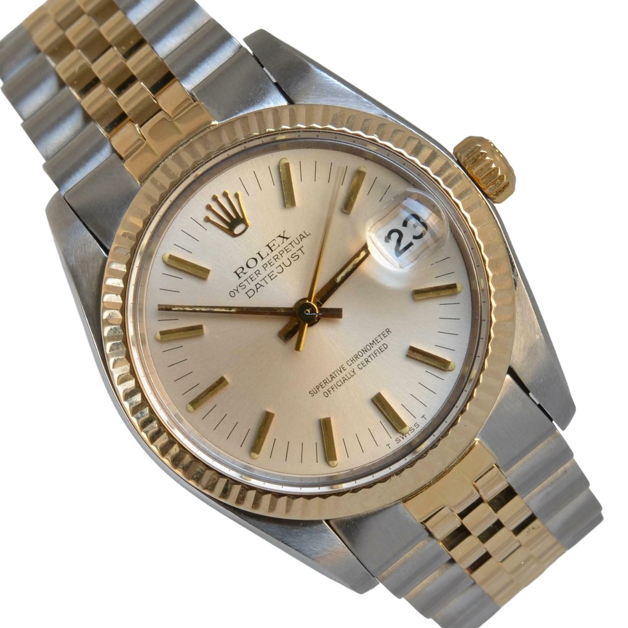 Rolex Datejust 31 6827 Data Ladies 31MM silver dial