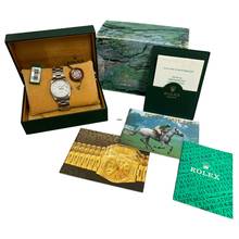 Thumbnail von Rolex Datejust 36 16200 White Romans dial 1998 Full Set