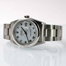 Thumbnail von Rolex Datejust 36 16200 White Romans dial 1998 Full Set
