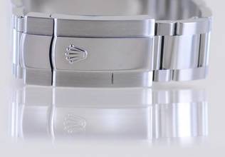 Thumbnail von Rolex Oyster Perpetual Date 34mm silver Stick Dial Oysterband Steel 115200 Automatic Top