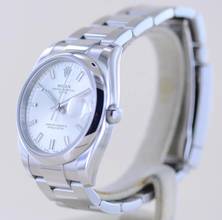 Thumbnail von Rolex Oyster Perpetual Date 34mm silver Stick Dial Oysterband Steel 115200 Automatic Top