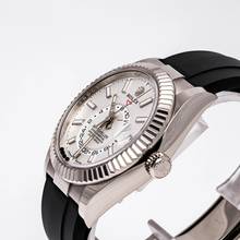 Thumbnail von Rolex Sky-Dweller Whitegold Oysterflex 42 White – 336239 – like NEW – 07/2023 Full Set