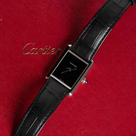  Cartier Tank Must Black Cartier Full Set 2024 