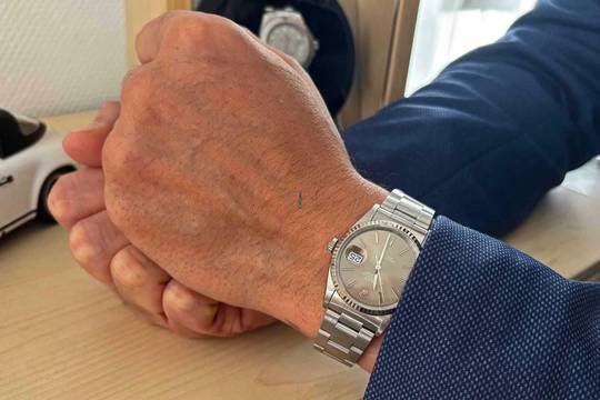  Rolex Datejust 36 LC100 Zfferblatt Grau Vintage X-Serie mit Box & Papieren 