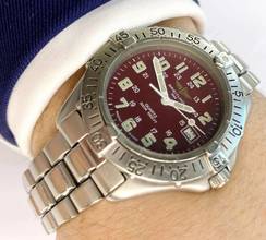 Thumbnail von Breitling Colt Quartz ref A57035 Burgundy Bordeaux Red Dial Colt Quarz Quartz A57035