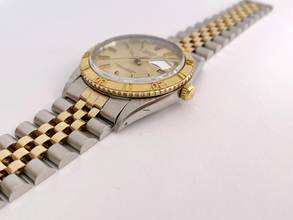 Thumbnail von Rolex Datejust Turn-O-Graph MILITARY Datejust Turnograph Serviced Automatic Steel/Gold Rare Engravement ref 1625 36mm 1625