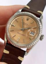 Thumbnail von Rolex Datejust 36 1603 36mm Salmon Pink Dial Automatic Vintage 1603