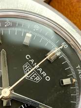 Thumbnail von Heuer Camaro Vintage Chronograph Black Dial ref 7743 37mm 7743