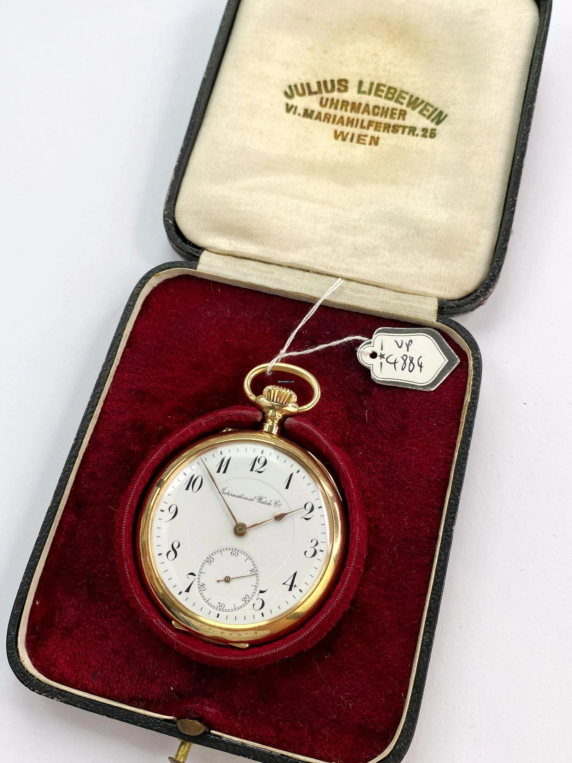 IWC Pocket Watch Beautiful pocket watch in solid rose gold