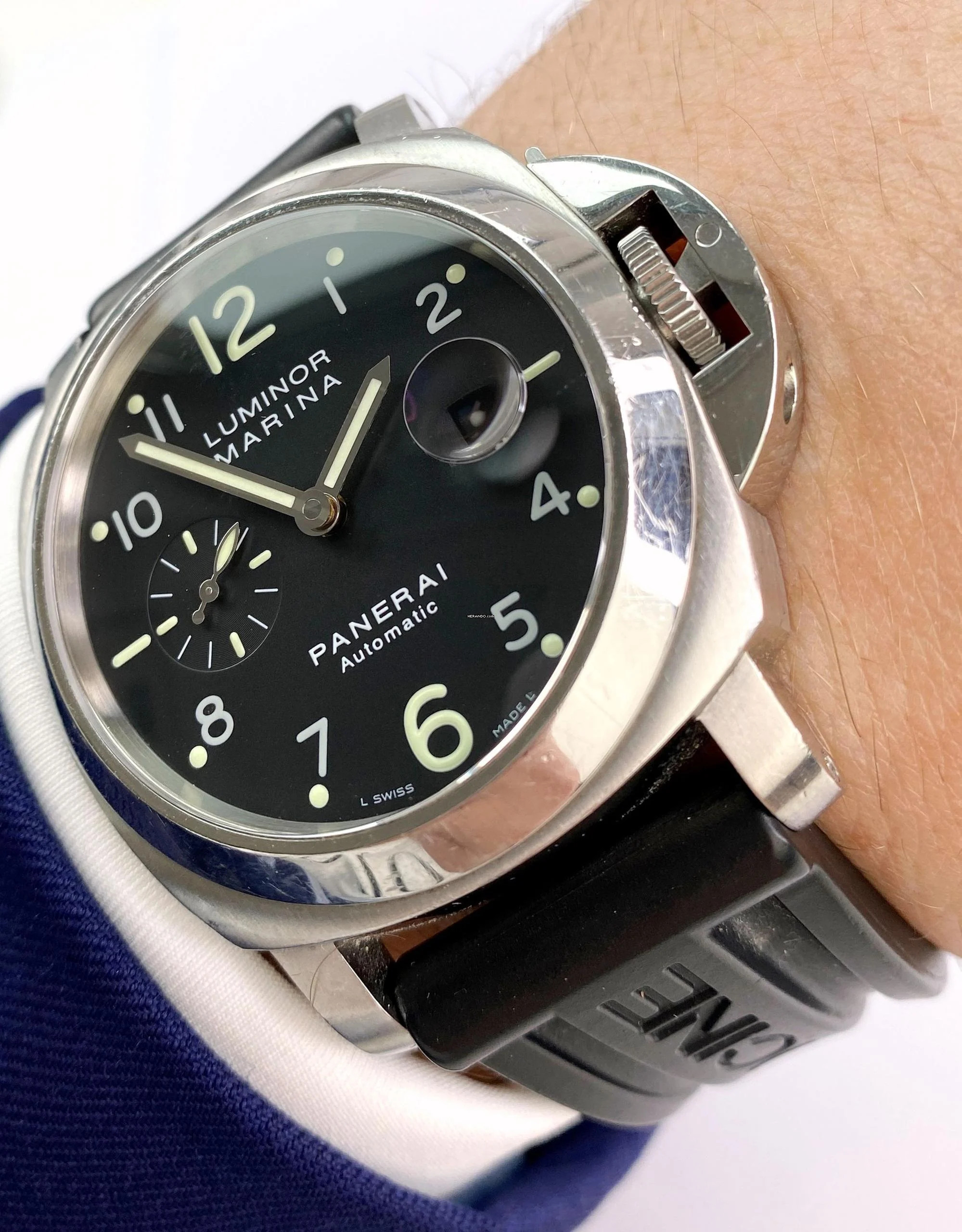Panerai Luminor Marina Automatic ref PAM00164 Full Set Box Papers PAM00164