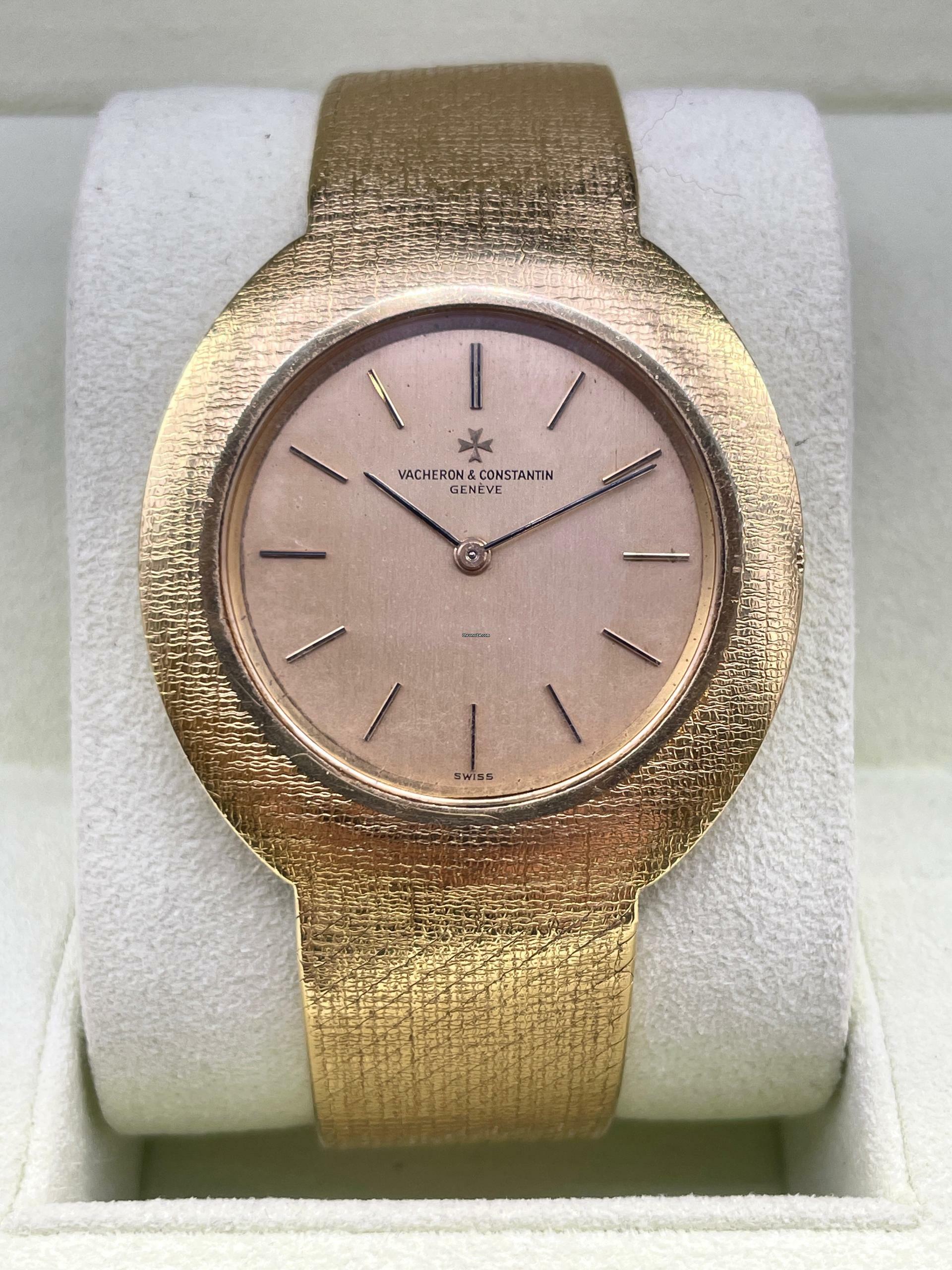 Vacheron Constantin Classic Vintage 1960-1970 FULLGOLD 18KT. Rare Vintage Men's Watch 40x40mm handwinding
