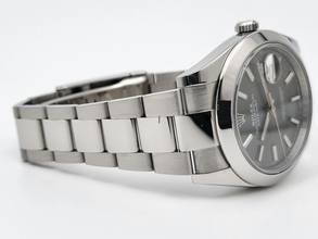 Thumbnail von Rolex Datejust 41 Rhodium top condition Full Set 2021