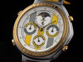 Thumbnail von Ferrari by Cartier Formula Moonphase Chronograph Bj.1988 sehr gut Vintage Formula Moonphase Chronograph