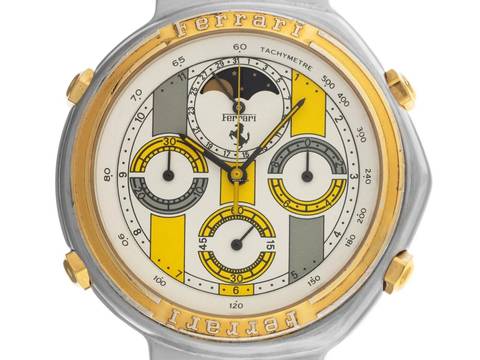  Ferrari by Cartier Formula Moonphase Chronograph Bj.1988 sehr gut Vintage Formula Moonphase Chronograph 