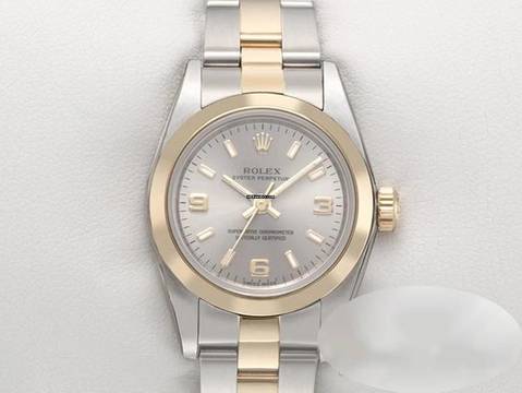  Rolex Oyster Perpetual 26 Lady Oyster Perpetual 26mm 2004/05 Edelstahl Gelbgold 750 Automatik Stainless Steel 18kt Yellow Gold Oyster-band Chronometer 