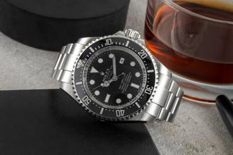 Thumbnail von Rolex Sea-Dweller Deepsea Black Dial Oyster Stahl Automatik Ref. 116660 Papers