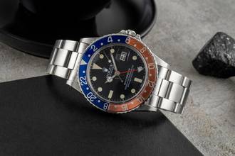 Thumbnail von Rolex GMT-Master 'Pepsi' Edelstahl Automatik Herrenuhr Ref. 16750 Klassiker