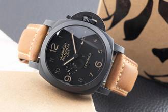 Thumbnail von Panerai Luminor 1950 3 Days GMT Automatic Marina 1950 3 Days GMT Ceramic Automatik Ref. PAM00441 B&P 2018