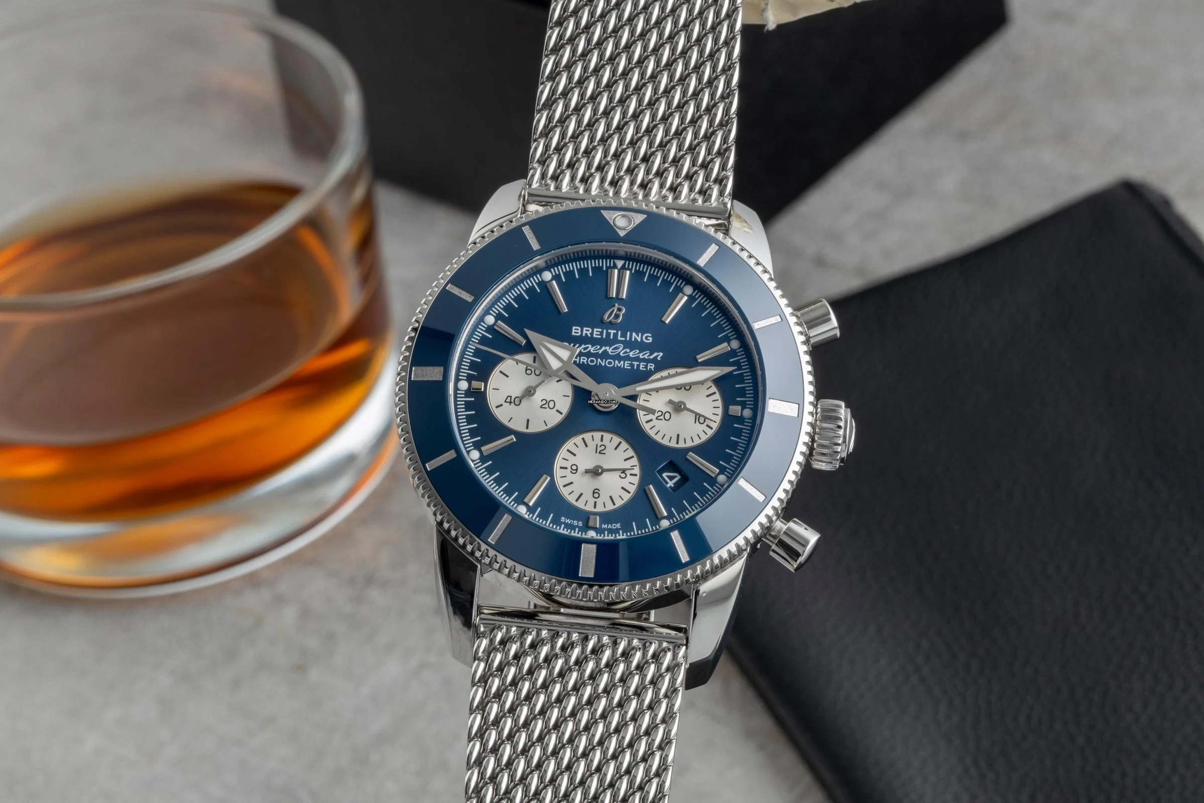 Breitling Superocean Heritage II Chronograph B01 Chronograph Stahl AB0162161C1A1 B&P