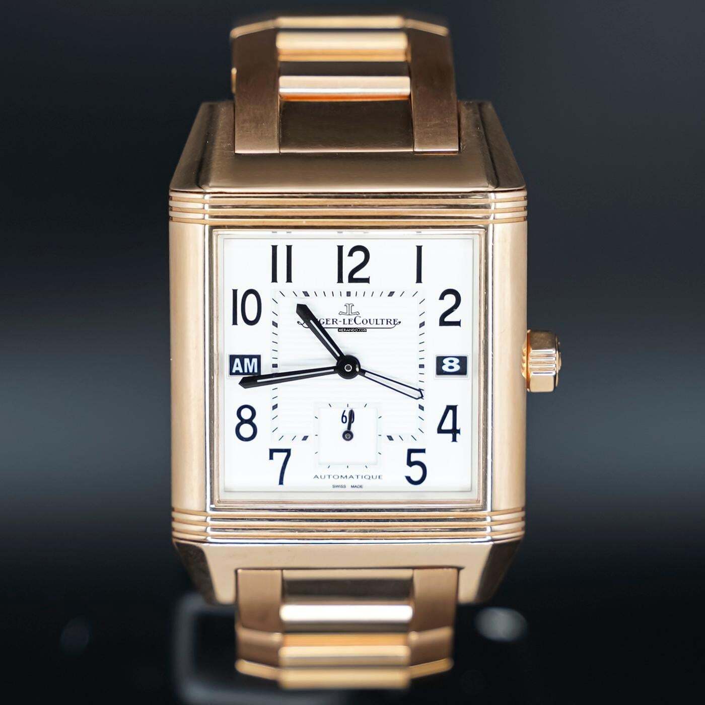 Jaeger-LeCoultre Reverso Squadra Hometime 18k Vollgold FULLSET