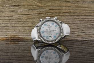 Thumbnail von Omega Speedmaster Reduced Diamond Bezel / Mother of Pearl Dial Automatik - Full Set