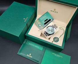 Thumbnail von Rolex Datejust 41 41mm 126300 Green dial Oyster Bracelet Unworn/New condition 12-2025
