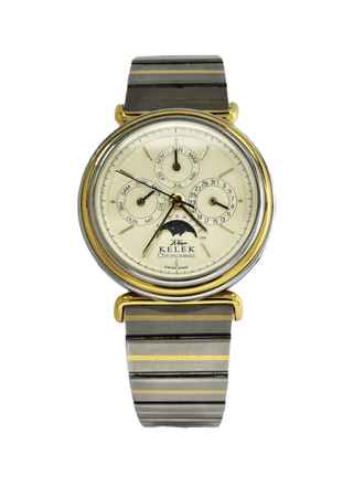  Chronoswiss Kelek 5287-4-A-S2 rare Triple Date Moonphase Stahl / Gold 