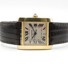 Thumbnail von Cartier Tank Française ref.1840 - 750/-Gold - Frisch Revision Mit Box