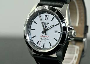 Thumbnail von Tudor Grantour Date 20500N | CC100 Full Set 2012 | white dial | Steel