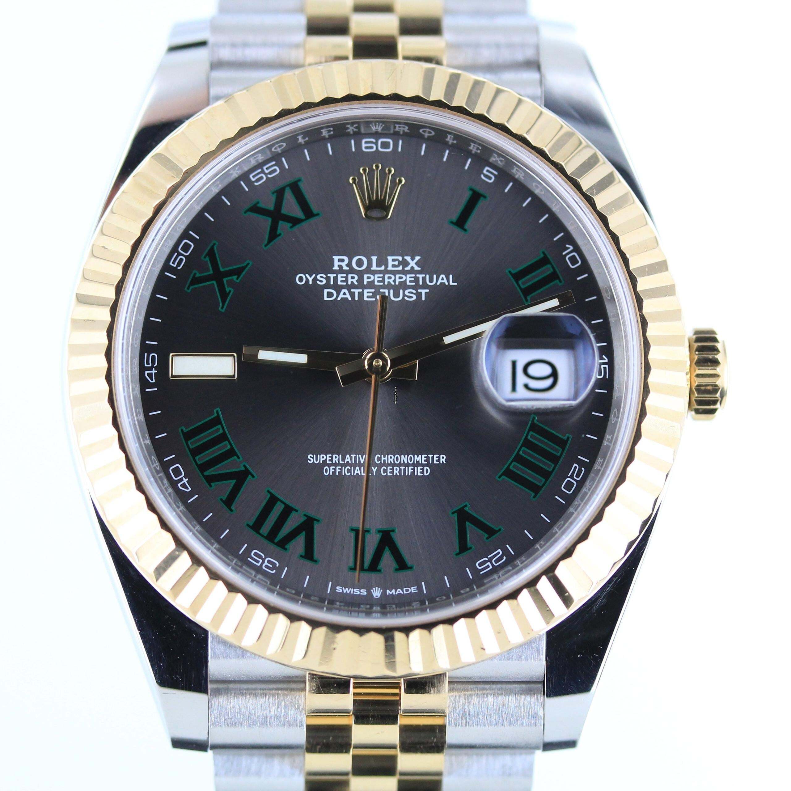 Rolex Datejust 41 Ref.126333//Jubilee//Wimbledon Dial//#756