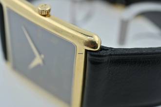 Thumbnail von Piaget Jumbo Tank Ultra Thin Automatic 18k yellow gold LC100 Vintage