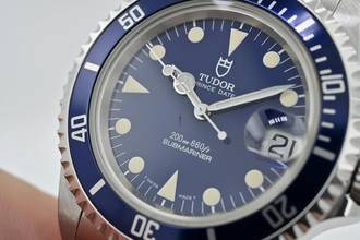 Thumbnail von Tudor Submariner 79190 Vintage Tritium Blue Dial Sapphire LC100 NOS