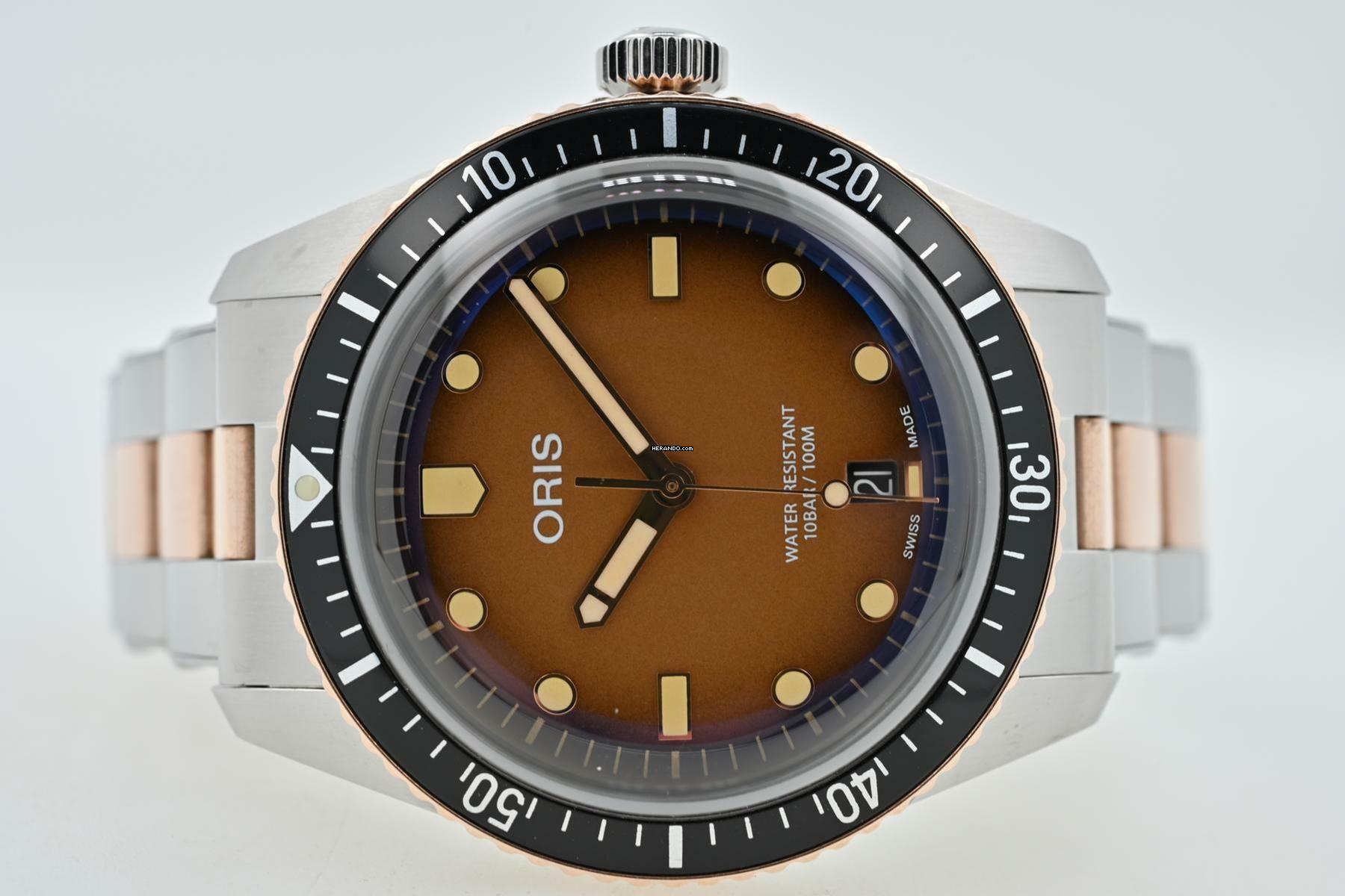 Oris Divers Sixty Five Diving Divers Sixty-Five 01 733 7707 4356 Bronze Steel