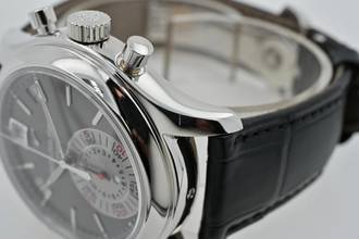 Thumbnail von Patek Philippe Annual Calendar Chronograph Jahreskalender 950pt Platin Platinum Chronograph 5960P-001 Service 2026