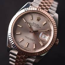 Thumbnail von Rolex Datejust 41 Jubilee Fluted Steel Everose Sundust Dial