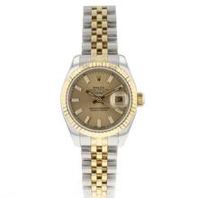 Thumbnail von Rolex Lady-Datejust 26 Jubilee Steel/Gold Champagne Dial