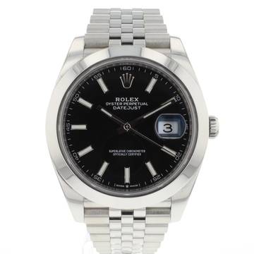  Rolex Datejust 41 Jubilee Black Dial 