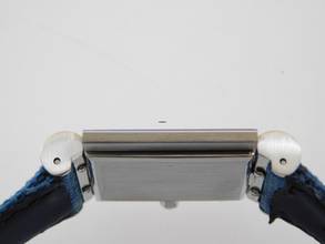 Thumbnail von Patek Philippe 18 Karat Weißgold Herrenuhr Ref 3578/1 Lapis Arte Suizo 29 x 40 mm Rarität double Signed Handaufzug Kaliber 175