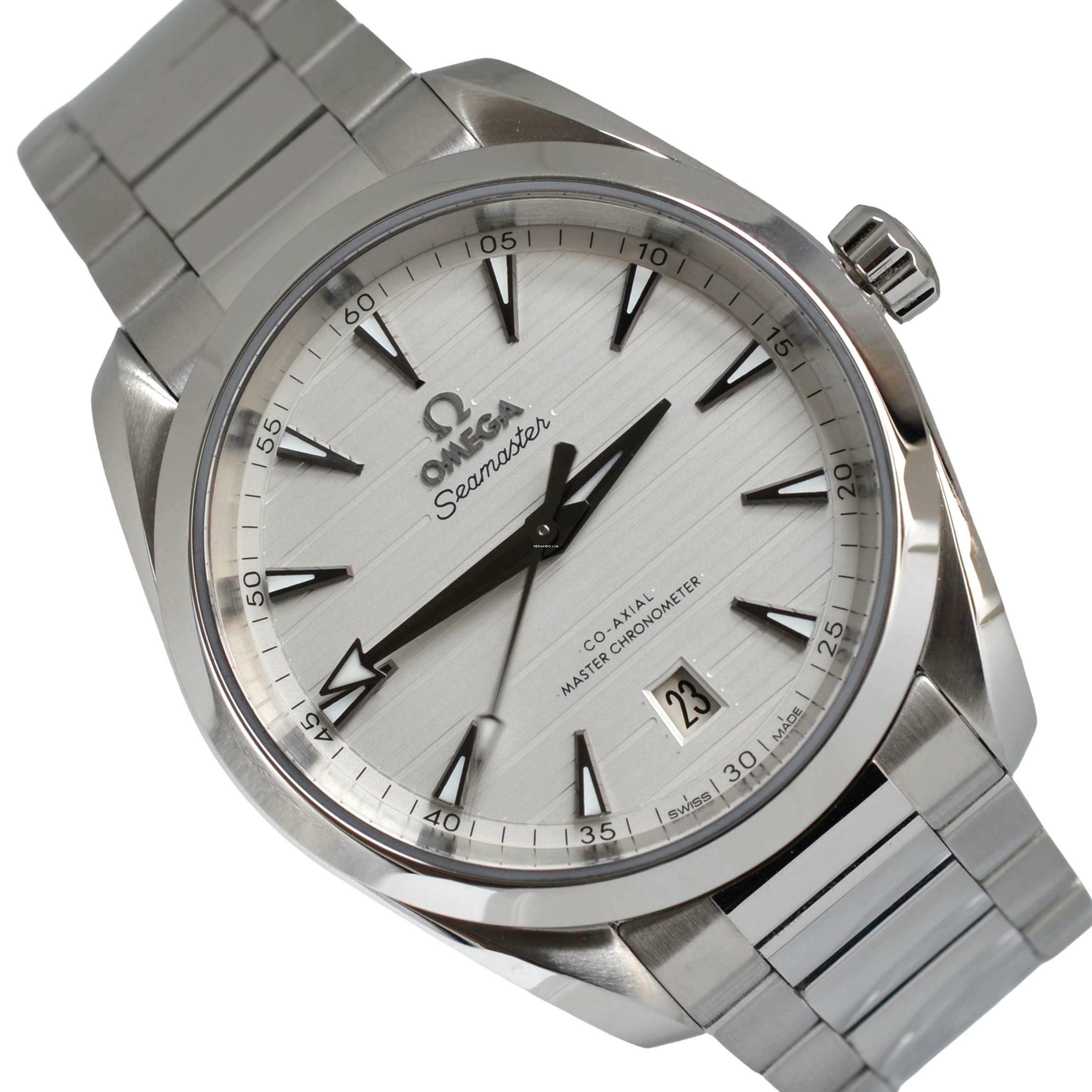 Omega Seamaster Aqua Terra 38MM white dial 2023 Full Set like NEW