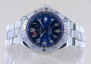 Thumbnail von Breitling Superocean 1000M Automatic Stahl blue Diver 41mm Taucheruhr Klassiker