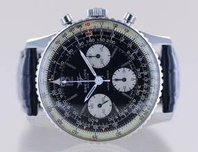 Thumbnail von Breitling Navitimer 41 mm Klassiker Twin Jet Chronograph Venus 178 rar Vintage