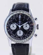 Thumbnail von Breitling Navitimer 41 mm Klassiker Twin Jet Chronograph Venus 178 rar Vintage