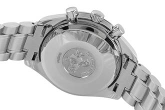 Thumbnail von Omega Speedmaster Date Black Arabic Dial Chronograph Edelstahl Ref. 3513.52.00