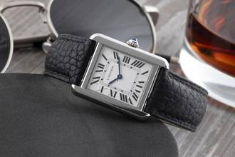 Thumbnail von Cartier Tank Solo Edelstahl Quarz Unisex Ref. WSTA0030 Papiere 2018