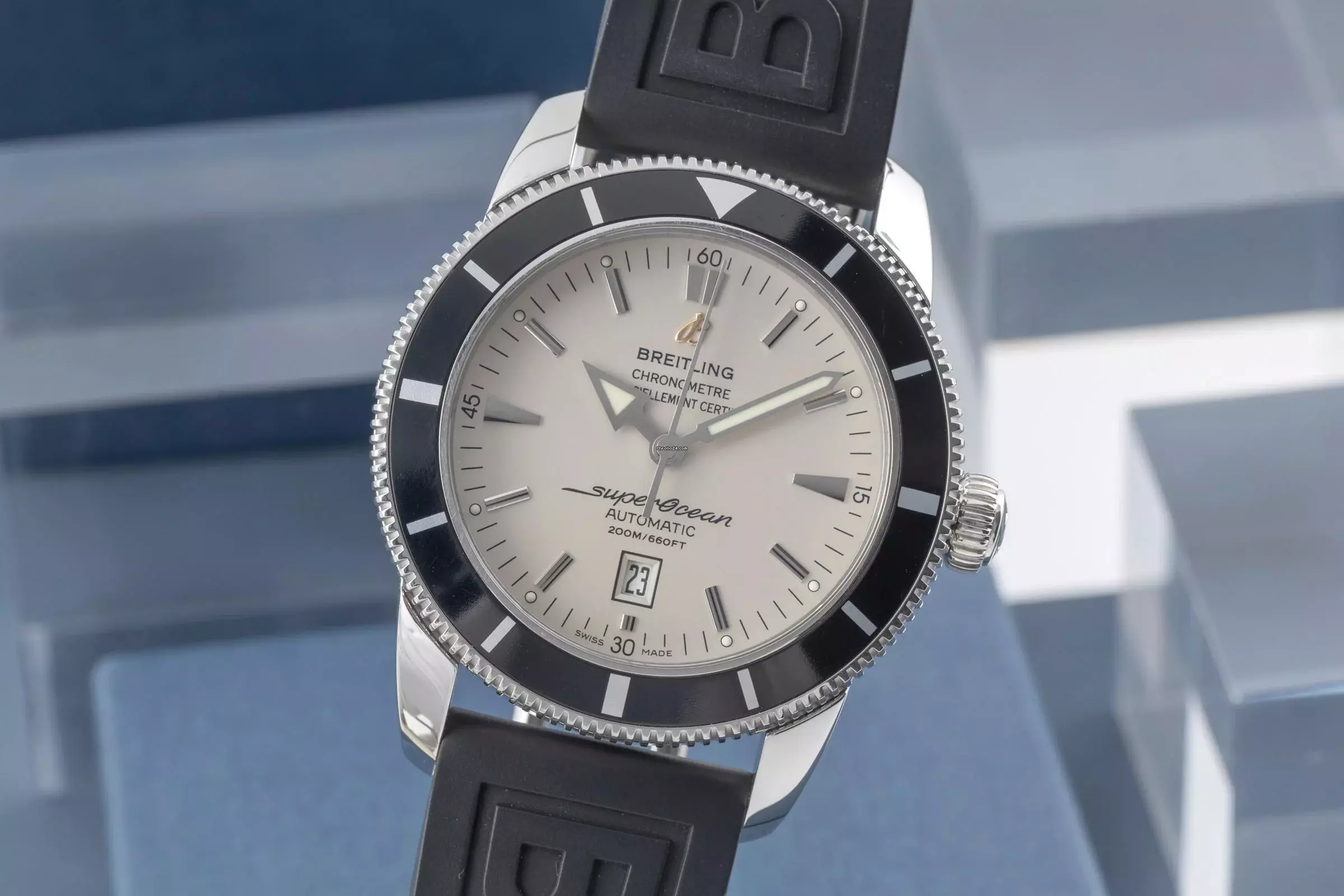 Breitling Superocean Heritage 46 Stahl Automatik Herrenuhr Ref A1732024/G642 B&P