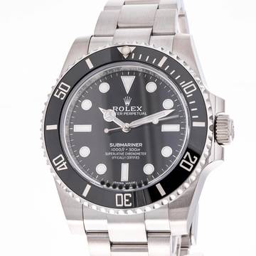  Rolex Submariner (No Date) 40 – 114060 – like NEW – 2014 Full Set 